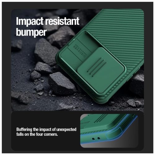 Nillkin CamShield PRO kemény tok Poco F6 Pro készülékhez fekete