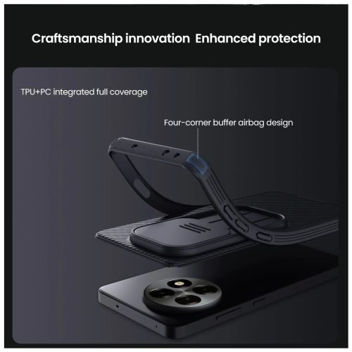 Nillkin CamShield PRO kemény tok OnePlus 13R készülékhez fekete