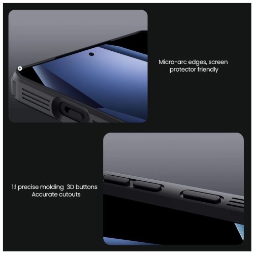 Nillkin CamShield PRO kemény tok OnePlus 13R készülékhez fekete