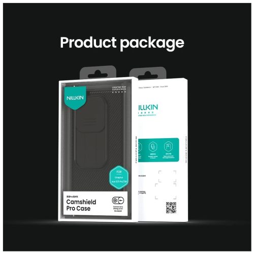 Nillkin CamShield PRO kemény tok OnePlus 13R készülékhez fekete