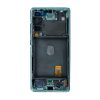 LCD kijelző + érintő egység + elülső tok Samsung G780 4G Galaxy S20 FE készülékhez felhő menta (Service Pack)
