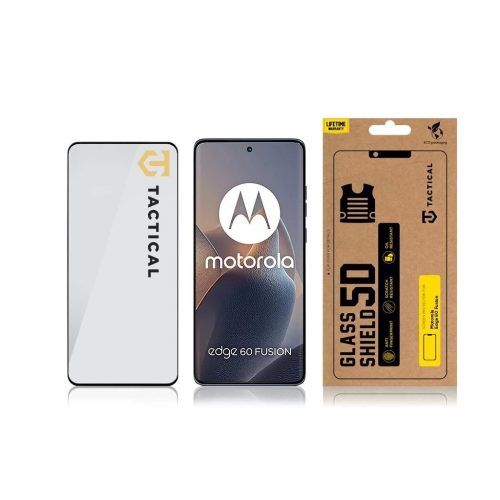 Tactical Glass Shield 5D Motorola Edge 60 Fusion készülékhez fekete