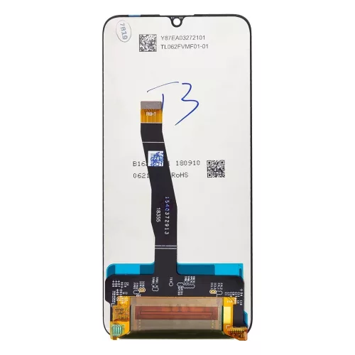 LCD kijelző és érintőegység Huawei P Smart 2019 készülékhez fekete
