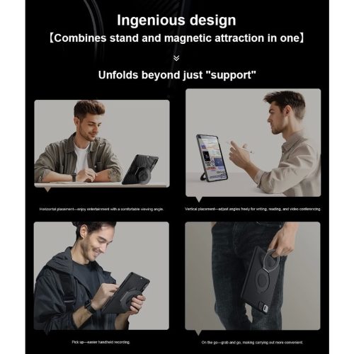 Nillkin CamShield Pad tok iPad Air 4/5/10.9 2020/11 2024/2025 készülékhez és iPad Pro 11 2020/2021/2022 készülékhez fekete