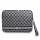 DKNY PU bőr Checkered Pattern and Stripe laptop tok 13/14" fekete