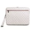DKNY PU Leather Checkered Pattern and Stripe laptop tok 13/14″ rózsaszín