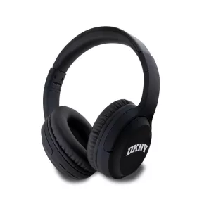   DKNY PU bőr Arch Logo vezeték nélküli fejhallgató fekete