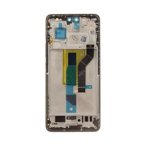 LCD kijelző + érintő egység + elülső tok Xiaomi 13 Lite készülékhez fekete