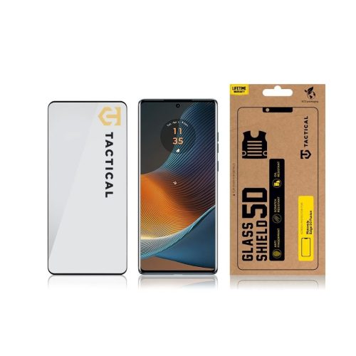 Tactical Glass Shield 5D Motorola Edge 50 Fusion készülékhez fekete