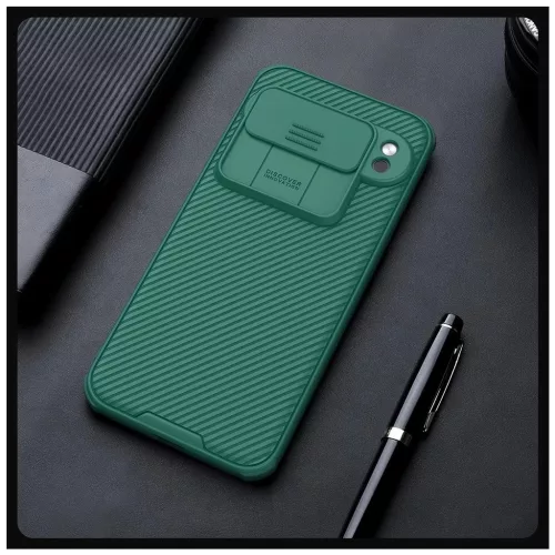 Nillkin CamShield PRO kemény tok Google Pixel 9 Pro XL készülékhez mélyzöld