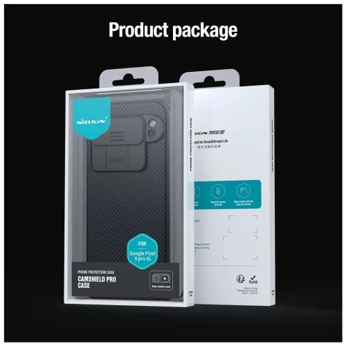 Nillkin CamShield PRO kemény tok Google Pixel 9 Pro XL készülékhez mélyzöld