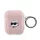 Karl Lagerfeld PU domborított Choupette tok AirPods 1/2 készülékhez rózsaszín