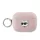 Karl Lagerfeld PU domborított Choupette tok AirPods Pro 2 készülékhez rózsaszín