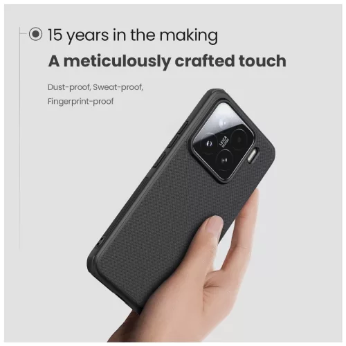 Nillkin Super Frosted PRO hátsó tok Xiaomi 15 készülékhez kék