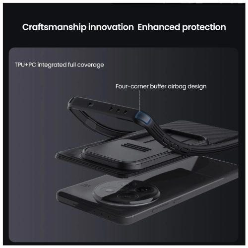 Nillkin CamShield PRO kemény tok OnePlus 13 készülékhez fekete