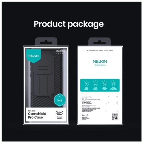 Nillkin CamShield PRO kemény tok OnePlus 13 készülékhez fekete