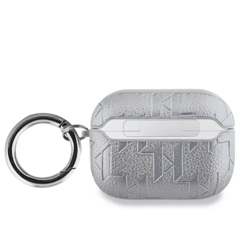Karl Lagerfeld PU Embossed Karl Head Tok AirPods Pro készülékhez ezüst