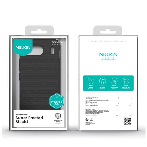 Nillkin Super Frosted tok OnePlus Nord 4 készülékhez fekete