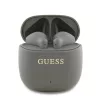 Guess Printed Classic Logo TWS vezeték nélküli fülhallgató, szürkésbarna