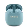 Guess Printed Classic Logo TWS vezeték nélküli fülhallgatók türkiz