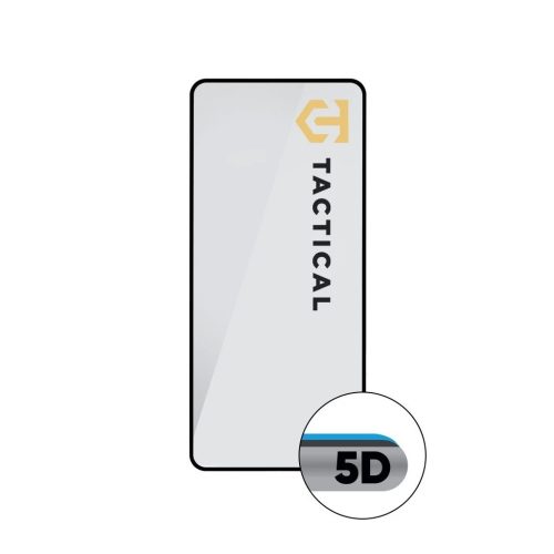 Tactical Glass Shield 5D for Xiaomi Redmi Note 12S készülékhez fekete