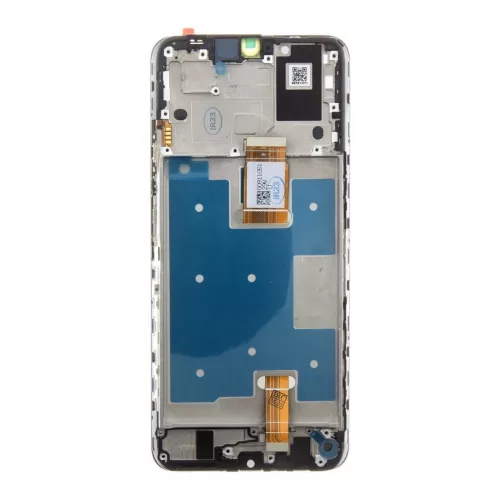LCD kijelző + érintőegység + elülső burkolat Honor X7a készülékhez fekete