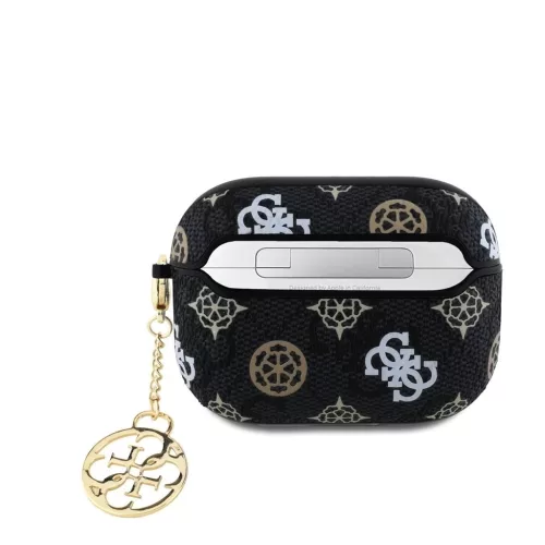 Guess PU 4G Peony Charm tok AirPods Pro készülékhez fekete