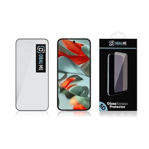 OBAL:ME 5D üveg kijelzővédő Google Pixel 9 Pro XL készülékhez fekete