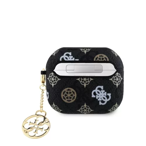 Guess PU 4G Peony Charm tok AirPods 3 készülékhez fekete