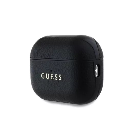 Guess PU Grained Classic Logo tok AirPods Pro 2 készülékhez fekete