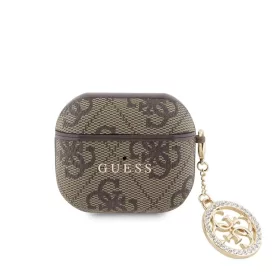   Guess 4G Script PC/PU Charm tok AirPods 3 készülékhez barna