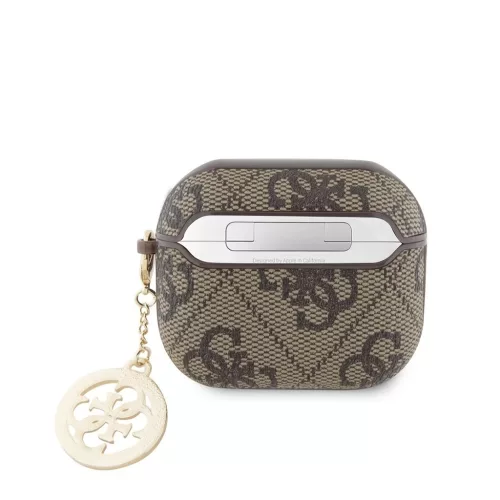 Guess 4G Script PC/PU Charm tok AirPods 3 készülékhez barna