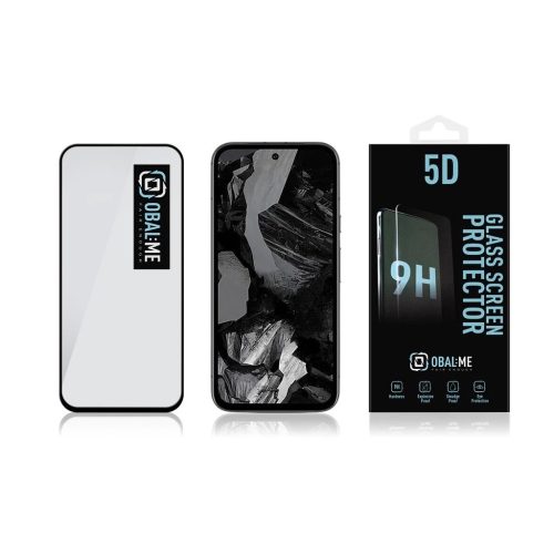 OBAL:ME 5D üveg kijelzővédő Google Pixel 8a készülékhez fekete