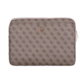   Guess PU 4G Triangle Logo tok Notebook 14" készülékhez barna