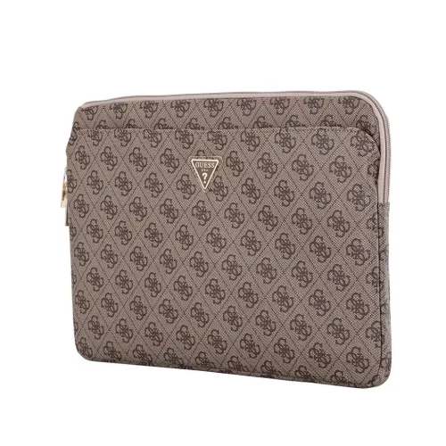 Guess PU 4G Triangle Logo tok Notebook 14" készülékhez barna