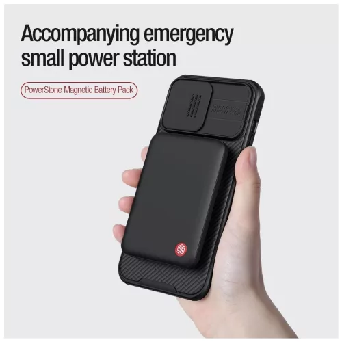 Nillkin NKT21 PowerStone mágneses powerbank 5000mAh 15W fekete