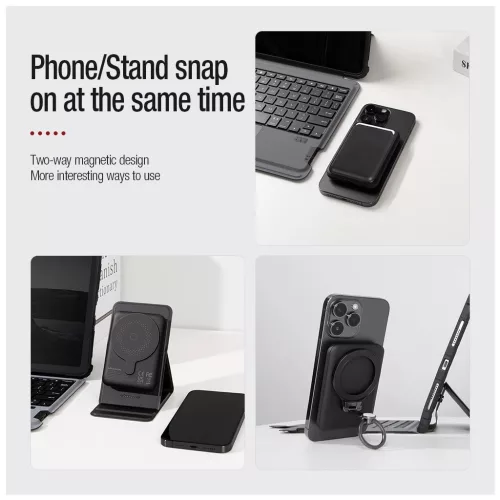Nillkin NKT21 PowerStone mágneses powerbank 5000mAh 15W fekete