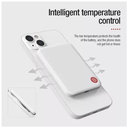 Nillkin NKT21 PowerStone mágneses powerbank 5000mAh 15W fekete