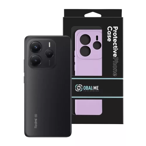 OBAL:ME Matte TPU tok Xiaomi Redmi Note 14 5G készülékhez lila