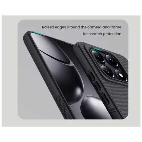 Nillkin Super Frosted PRO Magnetic Hátlapi Tok Xiaomi 14T Pro készülékhez fekete
