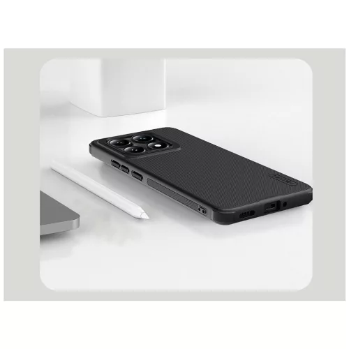 Nillkin Super Frosted PRO Magnetic Hátlapi Tok Xiaomi 14T Pro készülékhez fekete