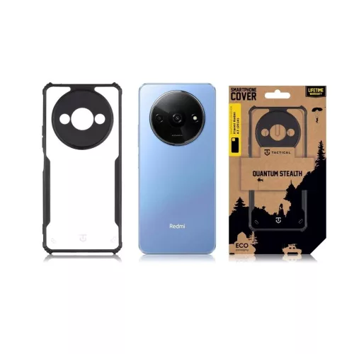 Tactical Quantum Stealth tok Xiaomi Redmi A3 2024 készülékhez átlátszó/fekete