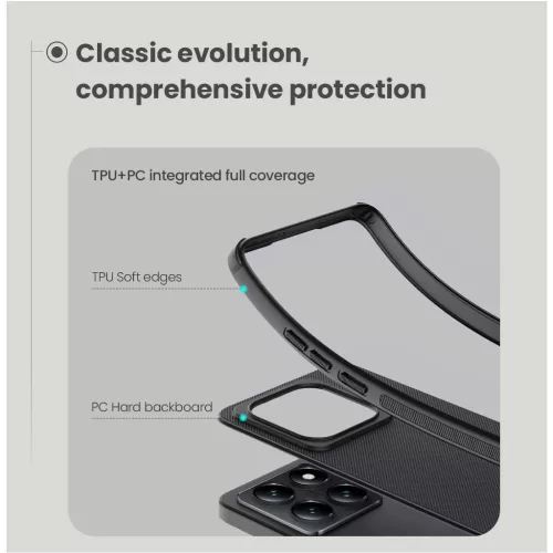Nillkin Super Frosted PRO mágneses tok Xiaomi 14T készülékhez fekete