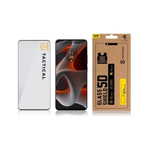 Tactical Glass Shield 5D Motorola Edge 50 Pro 5G készülékhez fekete