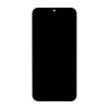 LCD kijelző + érintőegység + elülső tok Samsung A155/A156 Galaxy A15 4G/5G készülékhez fekete