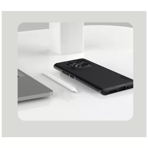 Nillkin Super Frosted PRO mágneses hátsó tok Xiaomi Redmi Note 14 Pro 5G/Poco X7 5G készülékhez - fekete