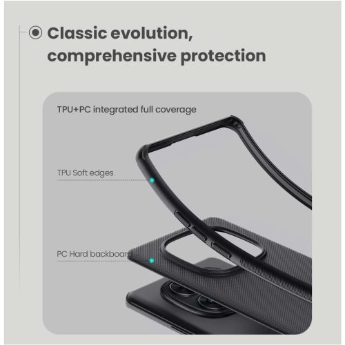 Nillkin Super Frosted PRO hátlapi tok Xiaomi Redmi Note 14 Pro 5G/Poco X7 5G készülékhez sötét zöld