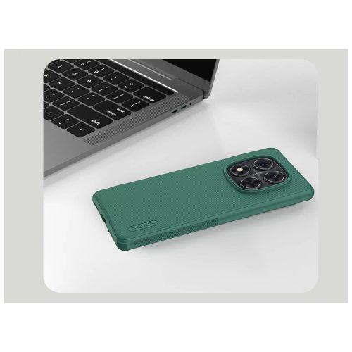 Nillkin Super Frosted PRO hátlapi tok Xiaomi Redmi Note 14 Pro 5G/Poco X7 5G készülékhez sötét zöld