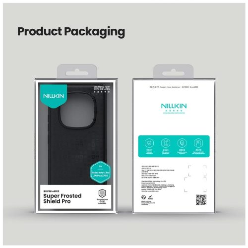 Nillkin Super Frosted PRO hátlapi tok Xiaomi Redmi Note 14 Pro 5G/Poco X7 5G készülékhez sötét zöld