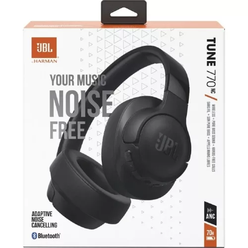 JBL Tune 770NC Bluetooth fejhallgató fekete (Sérült csomagolás)